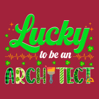 Retro Lucky To Be An Architect Shamrock Irish Patricks Day Hippie Basic T-shirt | Artistshot