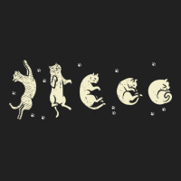 Phases Of Cat Moon Tumblr Basic T-shirt | Artistshot