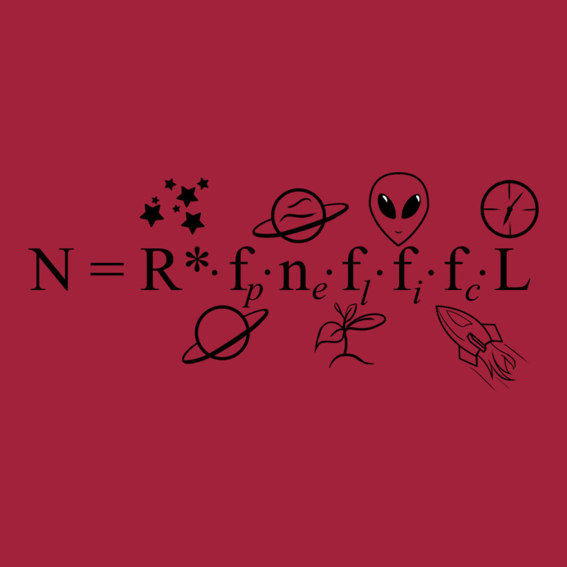 Equation For Alien Life Girl Basic T-shirt by sungilyamirm | Artistshot