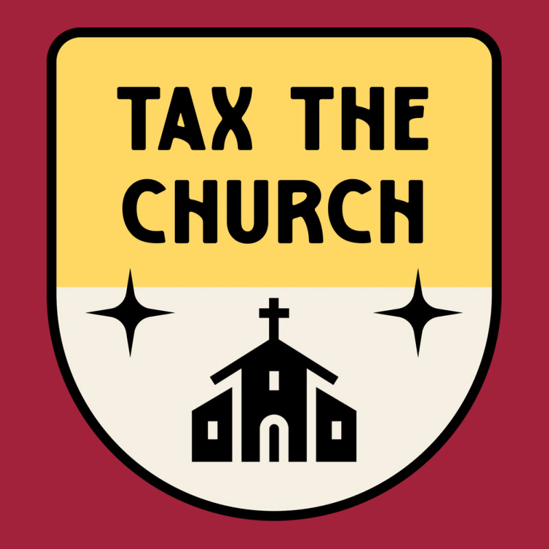 Tax The Church Anti Megachurch Basic T-shirt | Artistshot