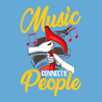 Music Teacher Note Music Notes Connects People Gift 1 Basic T-shirt | Artistshot