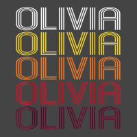 Olivia Retro Wordmark Pattern   Vintage Style T Shirt Basic T-shirt | Artistshot