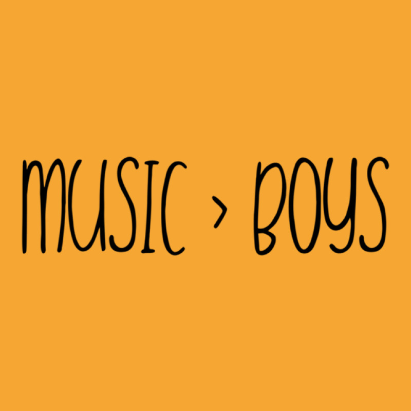 Music Over Boys Basic T-shirt by FranklinTepper1 | Artistshot