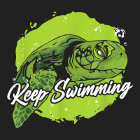 Keep Swimming Red Eared Slider Tortoise Painted Lover Turtle T Shirt Basic Youth T-shirt | Artistshot