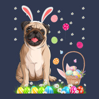 Happy Easter Cute Bunny Dog Pug Wearing Bunny Ears Gift Basic Youth T-shirt | Artistshot