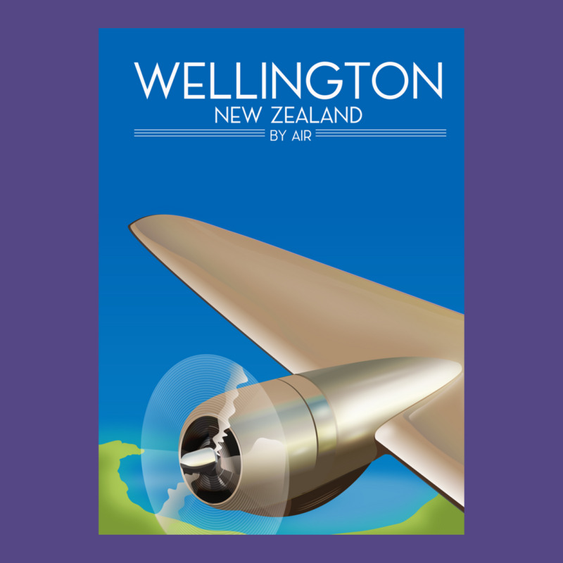 Wellington New Zealand Flight Poster 1.png Basic T-shirt | Artistshot