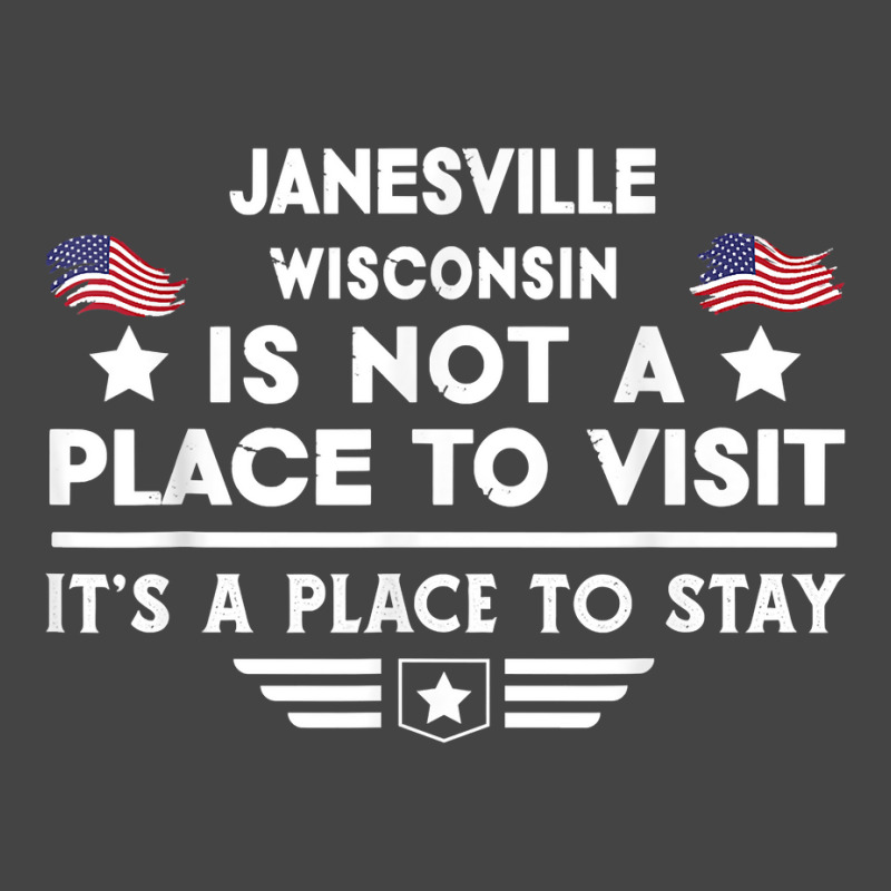 Janesville Wisconsin Place To Stay Usa Town Home City T Shirt Basic T-shirt | Artistshot