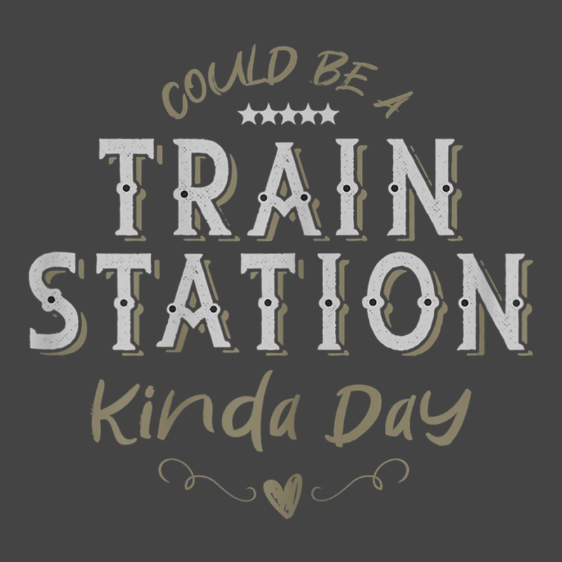 Womens Could Be A Train Station Kinda Day, Vintage Country Music T Shi Basic T-shirt by wafaha | Artistshot