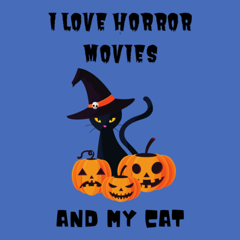 I Love Horror Movies And My Cat 7 Basic T-shirt | Artistshot