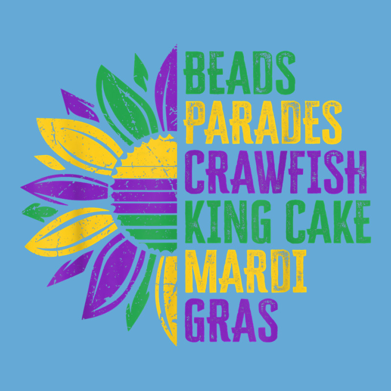 Beads Parades Crawfish King Cake Mardi Gras Flower Festival T Shirt Basic T-shirt by mal1o2poncio | Artistshot