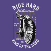 Ride Hard Old Motorcycle Basic T-shirt | Artistshot