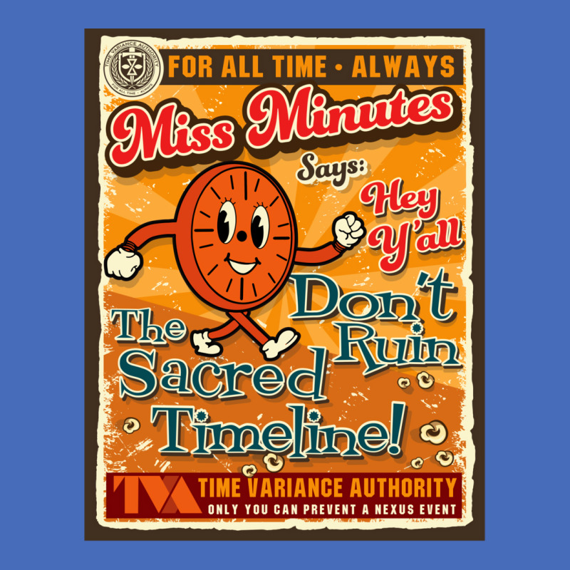 Tva Miss Minutes Retro Poster Basic T-shirt | Artistshot