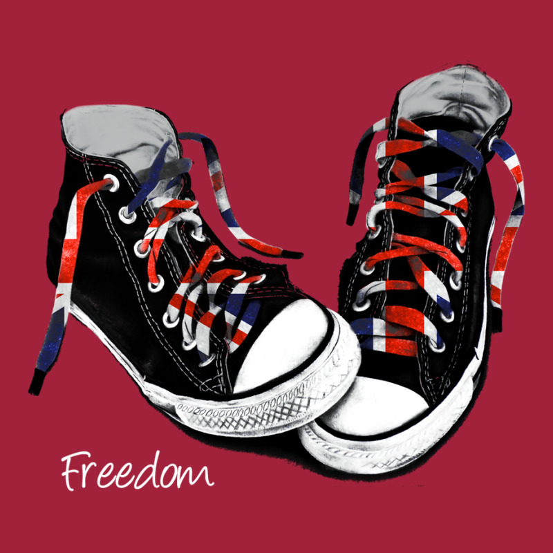 Freedom Shoes Basic T-shirt by glealcongerj | Artistshot