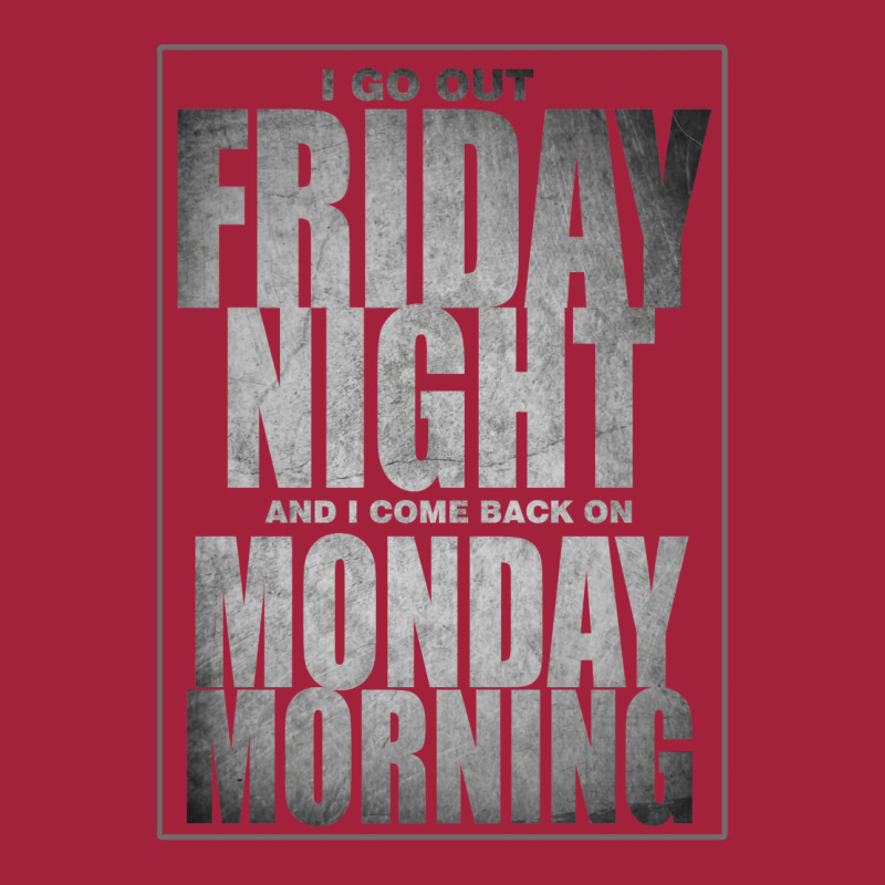 Friday Night Basic T-shirt by glealcongerj | Artistshot