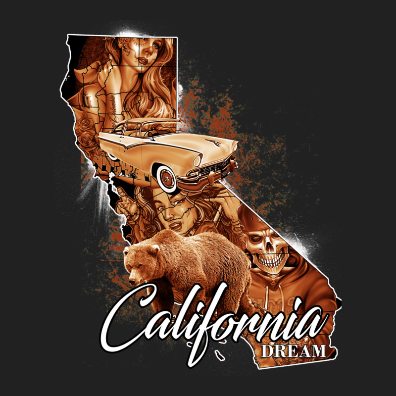 Los Angeles Cali Collage Basic T-shirt by hotheserosq | Artistshot