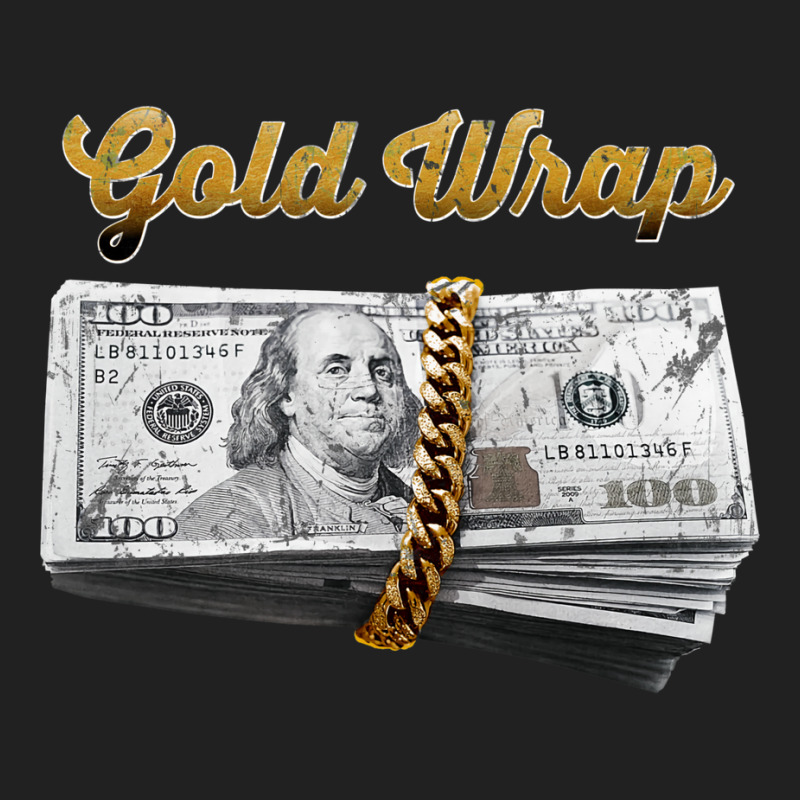 Gold Wrap Money Chain Basic T-shirt by glealcongerj | Artistshot