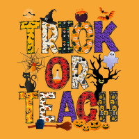 Retro Trick Or Teach Teacher Halloween Costume Men Women Basic T-shirt | Artistshot