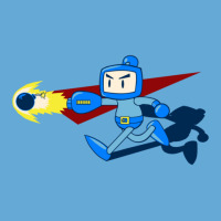 The Blue Bomber Man Basic T-shirt | Artistshot