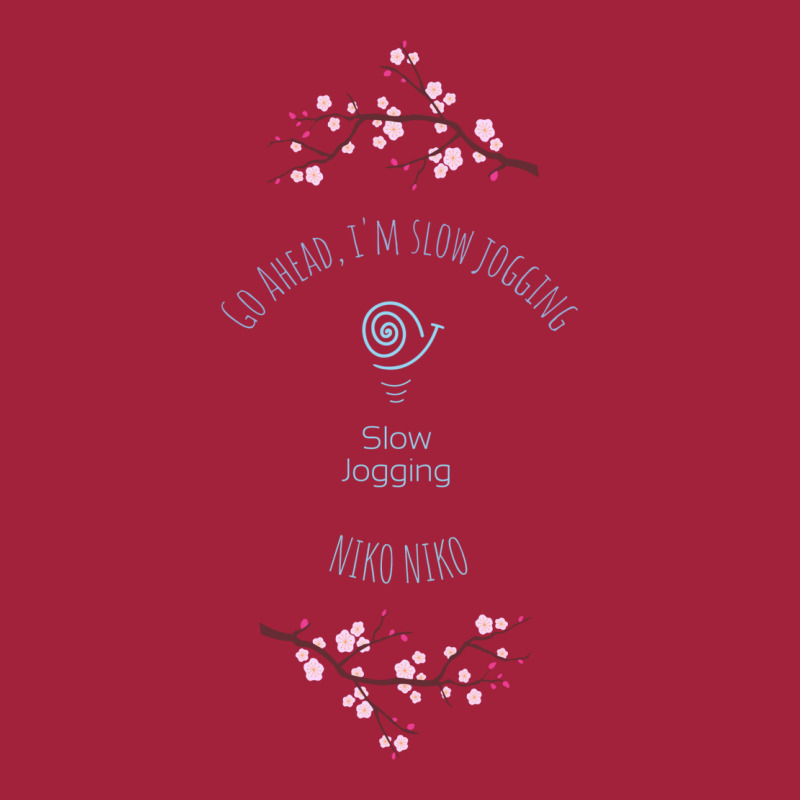 Slow Jogging   Cherry Blossom Edition Basic T-shirt by itxasdabyf | Artistshot