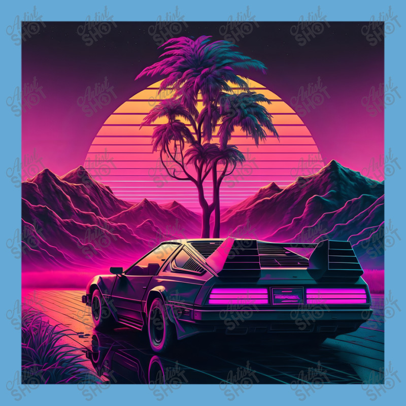 Car Retro Synthwave Basic T-shirt by Agus Creative | Artistshot