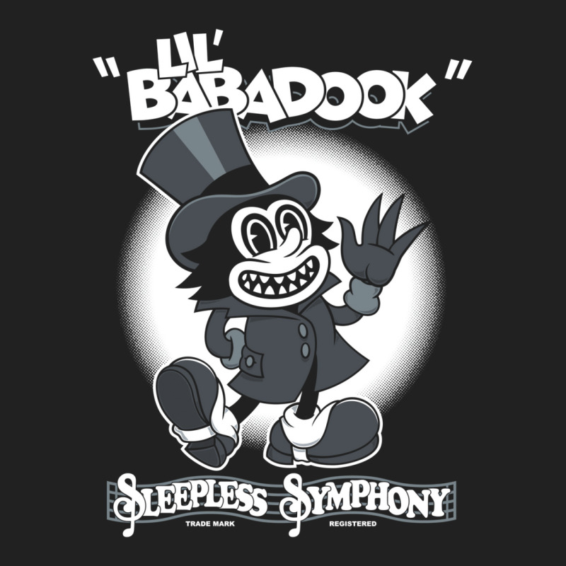 Lil Babadook   Creepy Cute Vintage Cartoon Horror   Rubberhose Basic T-shirt by huchakmiezisi | Artistshot