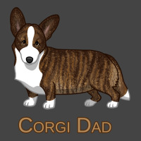 Black Tan Brindle Cardigan Welsh Corgi Dad Dog Lover Gift Long Sleeve Basic T-shirt | Artistshot