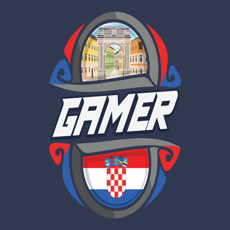 Croatia Gamer Croatian Basic T-shirt by gotlhesiranir | Artistshot