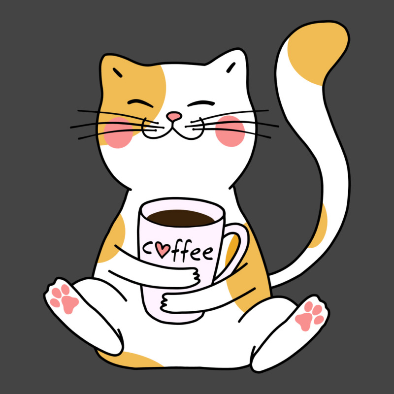 Cat And Coffee Basic T-shirt | Artistshot