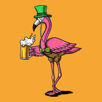 Flamingo Leprechaun St Patricks Day Bird Drinking Beer T Shirt Basic T-shirt | Artistshot