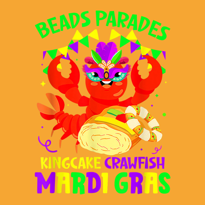 Beads Parades Kingcake Crawfish Mardi Gras Fat Tuesday T Shirt Basic T-shirt | Artistshot