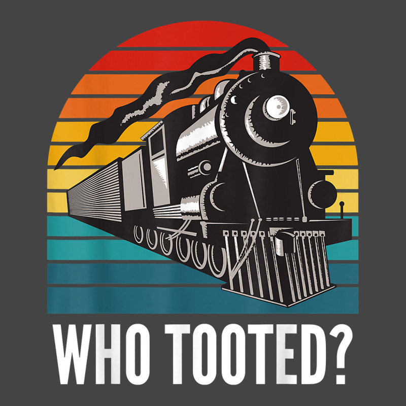 Who Tooted Funny Train Lovers Funny Locomotive & Railroad T Shirt Basic T-shirt | Artistshot