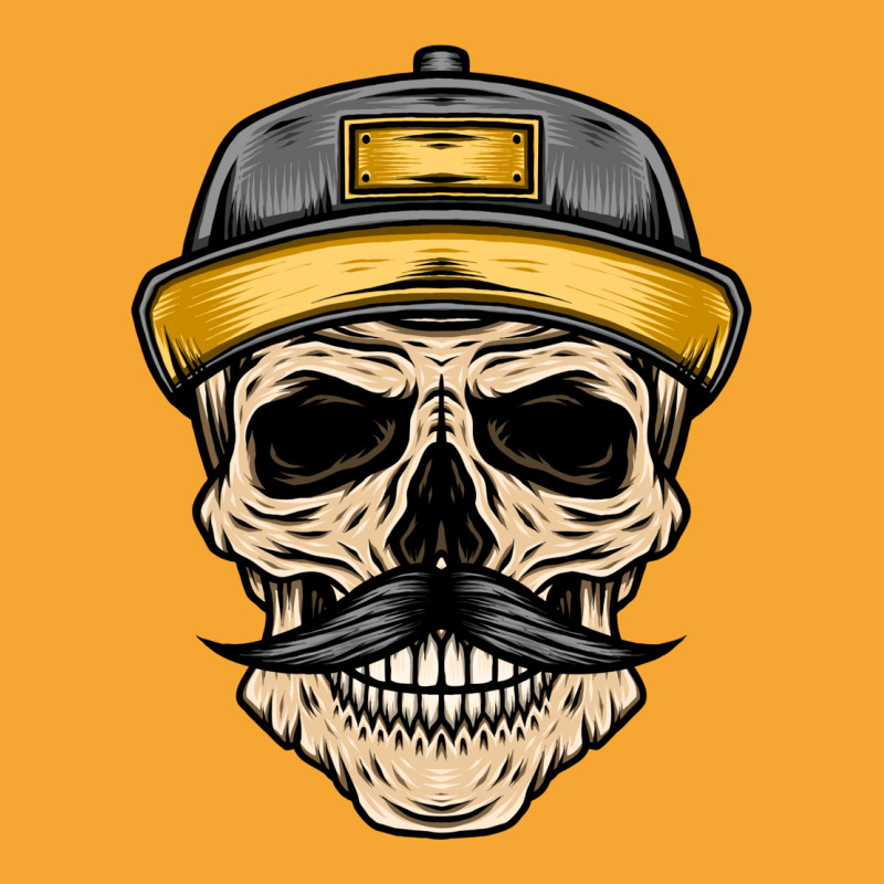 Old Skull Gangsta Illustration Basic T-shirt | Artistshot