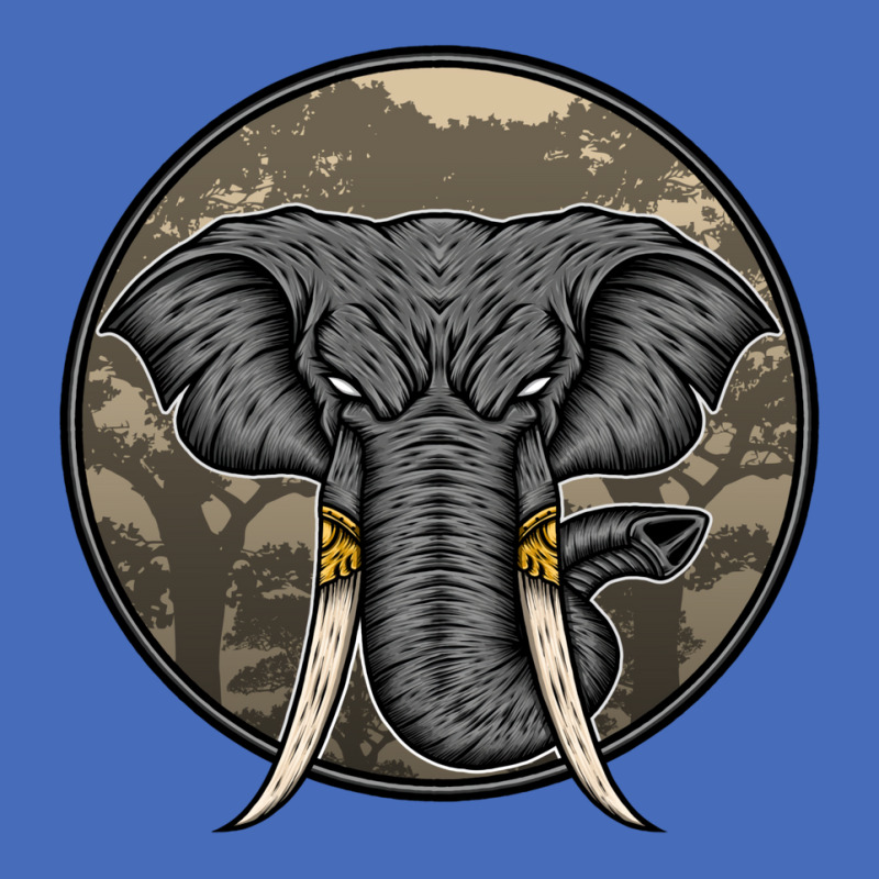 Wild Elephant Vector Basic T-shirt | Artistshot