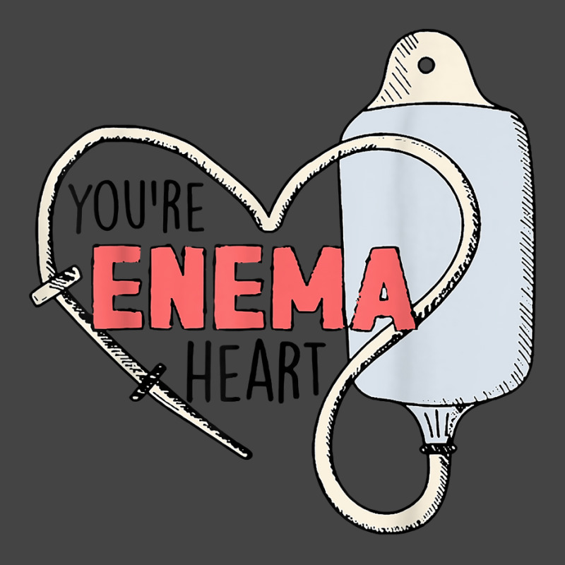 You're Enema Heart Funny Icu Rn Nurse Happy Valentines Day T Shirt Basic Youth T-shirt by shanesxk | Artistshot