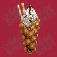 Eggette Bubble Waffle Vanilla Ice Cream,egg Bubble Waffle Van Basic Youth T-shirt | Artistshot