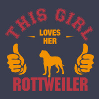 This Girl Loves Rottweiler Scorecard Crop Tee | Artistshot