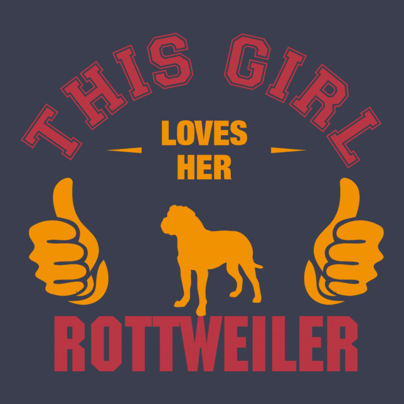 This Girl Loves Rottweiler Scorecard Crop Tee by tshiart | Artistshot