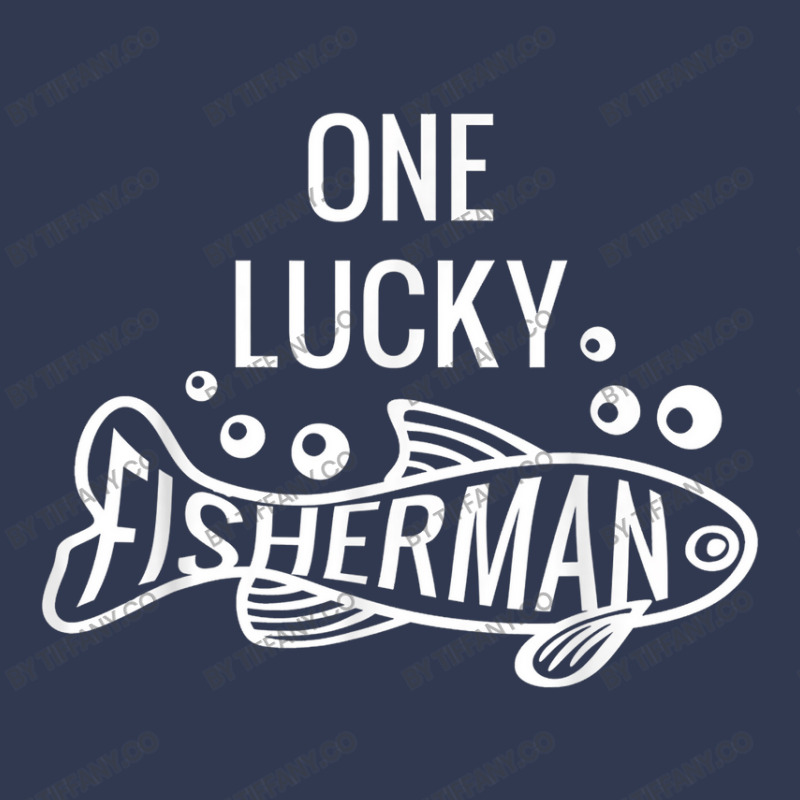 Mens One Lucky Fisherman Fishing Couples Matching Valentine's Day Basic Youth T-shirt | Artistshot