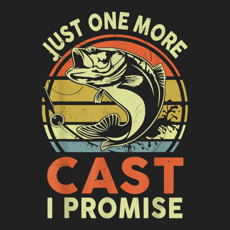 Mens Fishing Shirt Just 1 More Cast I Promise Bass Fish Funny Dad T Sh Basic Youth T-shirt | Artistshot