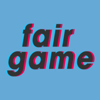 Fair Game Words Retro 3d Effect Basic T-shirt | Artistshot