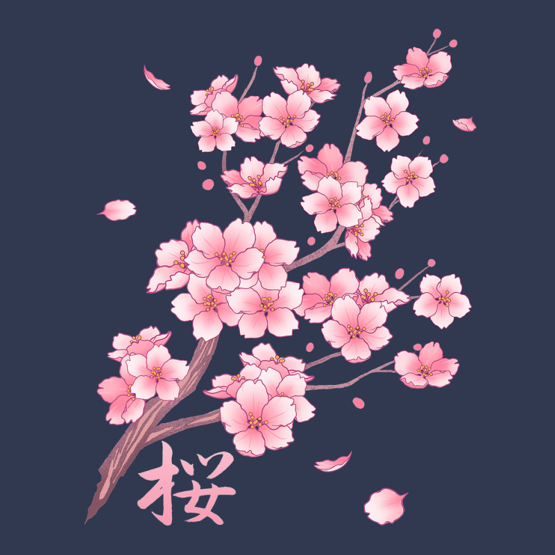 Falling Sakura Cherry Blossom Basic T-shirt | Artistshot