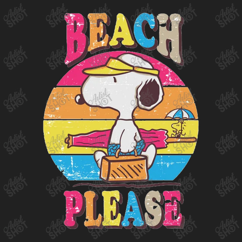 Peanuts Beach Please Basic T-shirt | Artistshot