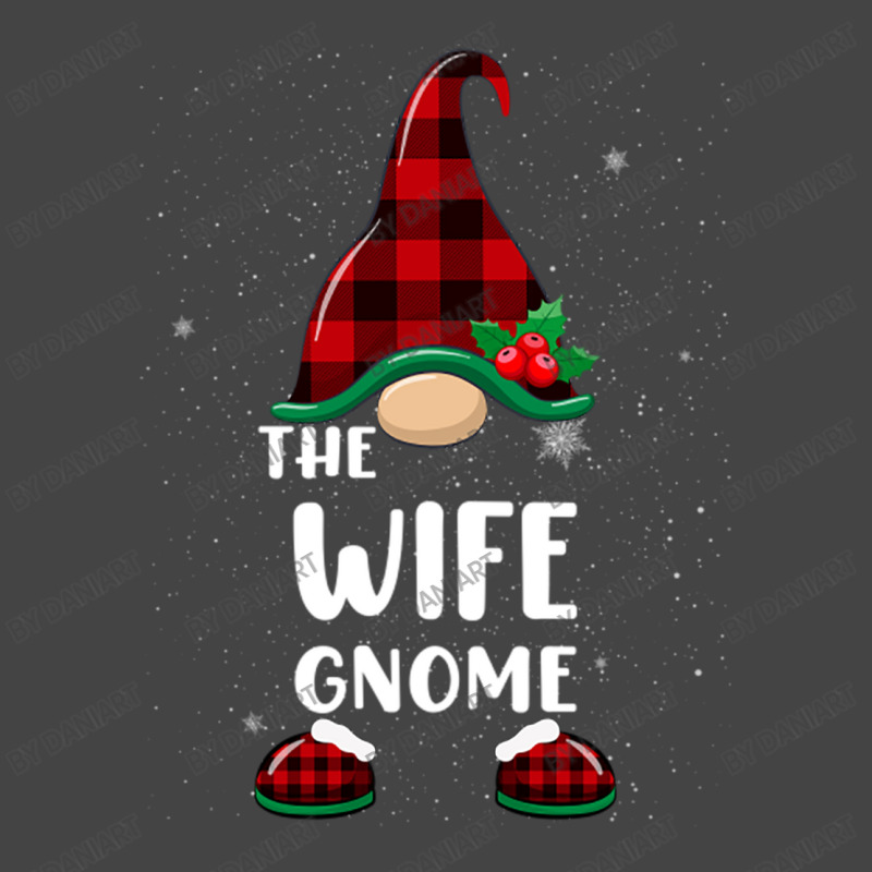 Wife Gnome Buffalo Plaid Matching Family Christmas Pajama Funny Gift Basic T-shirt | Artistshot