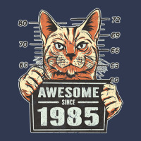 Awesome Since 1985 Cat Vintage 37th Birthday Basic T-shirt | Artistshot