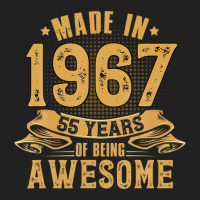 Made-in-1967 - 55 Years Of Being Awesome 55th Birthday Gifts Basic T-shirt | Artistshot