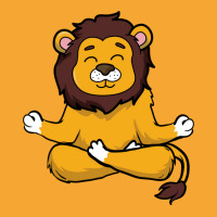 Meditation Yoga Lion Cartoon Basic T-shirt | Artistshot