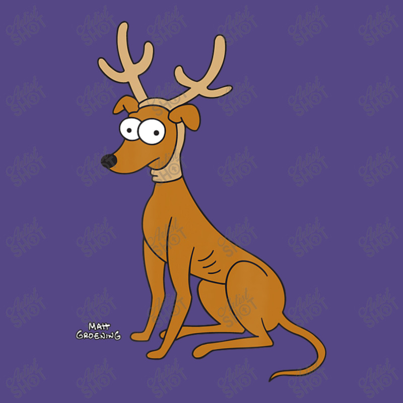 The Simpsons Santaâ€™s Little Helper Reindeer Ears Holiday Basic T-shirt by nettiemoodyrjn | Artistshot