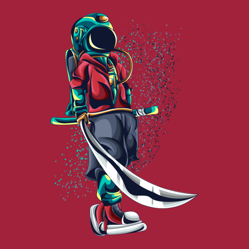 Modern Astronaut Samurai Warrior 1 Basic T-shirt by fujerscalash | Artistshot