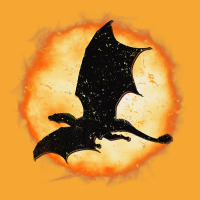 Flying Dragon Halloween Moon Mythical Fantasy Retr Basic T-shirt | Artistshot