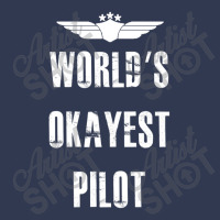 World's Okayest Pilot Flying Aviation Basic T-shirt | Artistshot